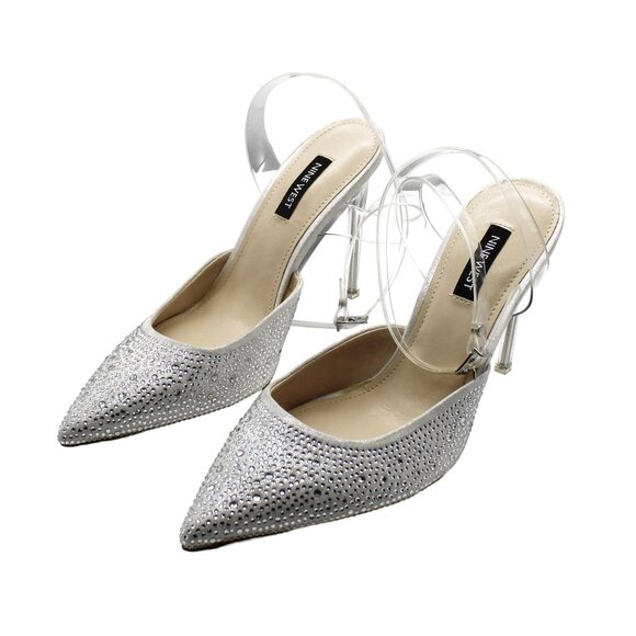 Nine West Women s Sparkel Ankle Strap Pumps Women s Shoes - Picture 4 of 8